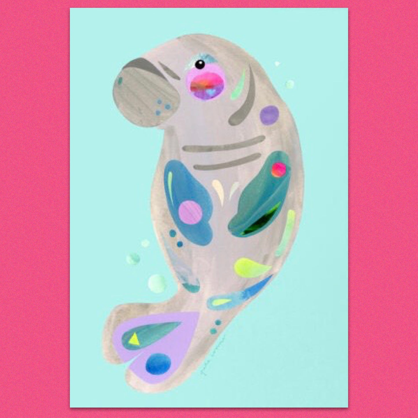 PETE CROMER - DUGONG A3 FINE ART PRINT
