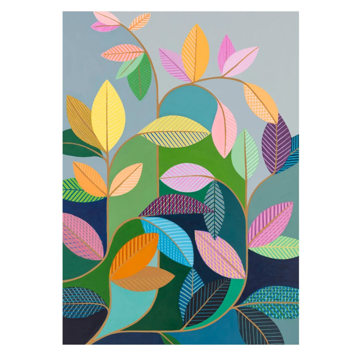 CLAIRE ISHINO- MEDIUM LIMITED EDITION A4 PRINTS- "Leaves of the Lemon Tree"