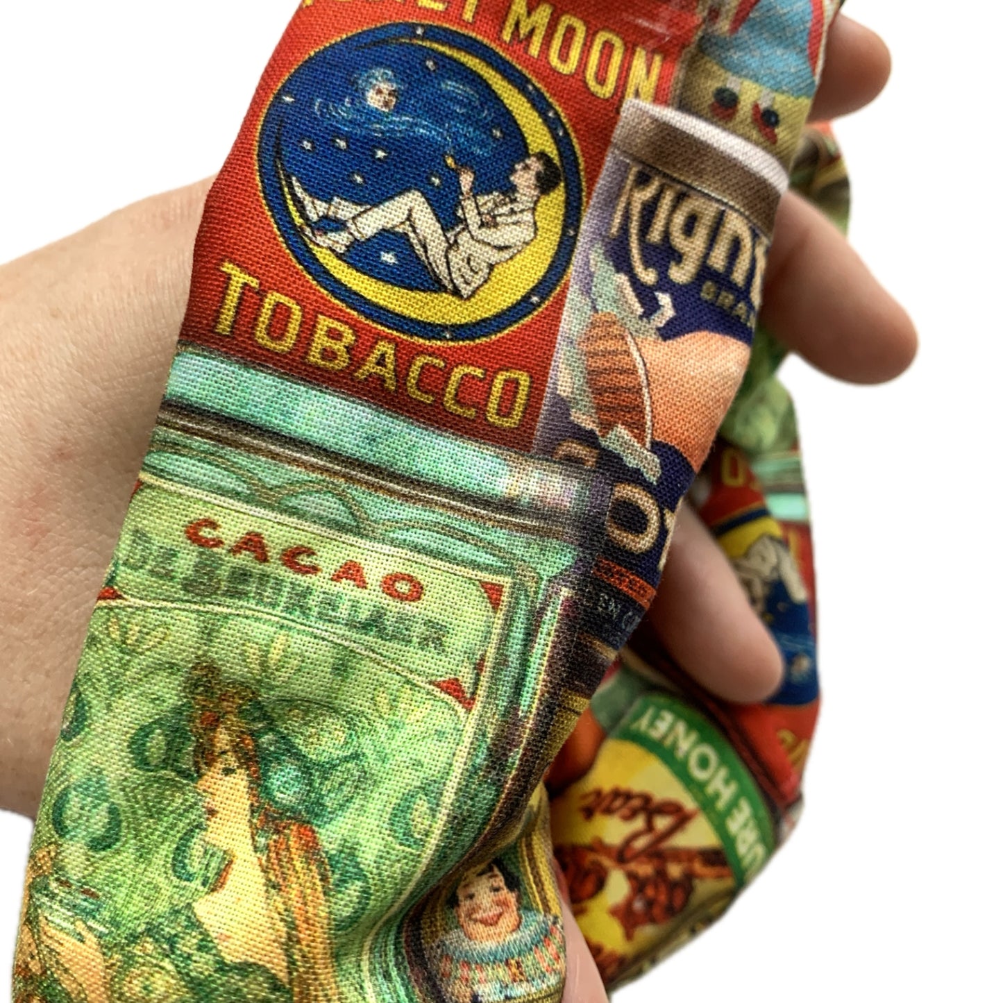 MUMMA WHOOPEE - JUMBO "Vintage Tins" SCRUNCHIE