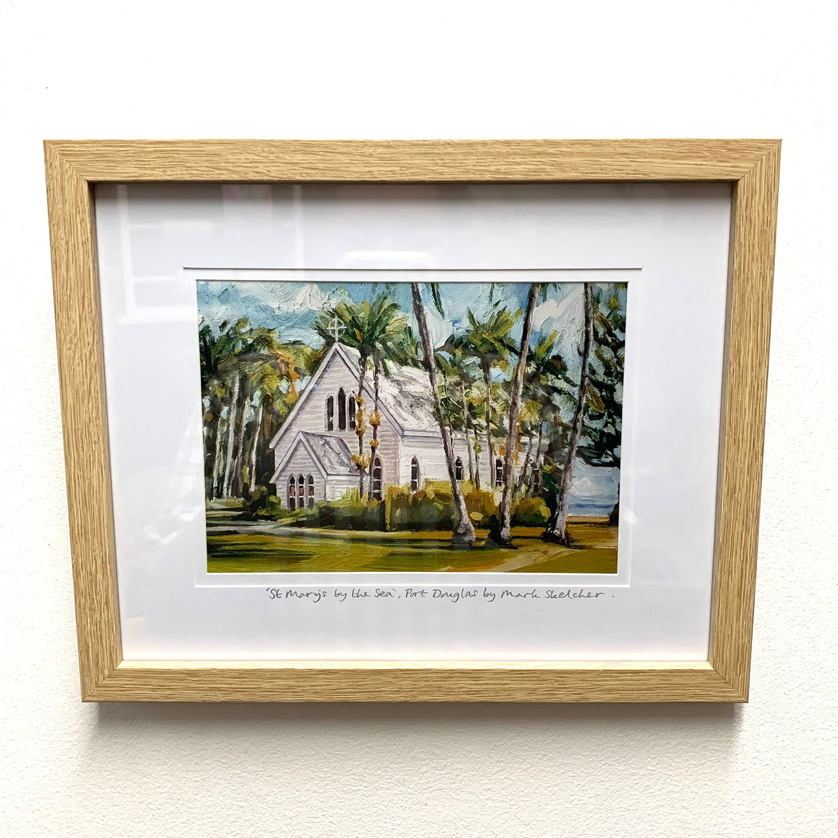 Mark Skelcher Artist - "St Mary's by the Sea, Port Douglas"- Framed Artist Print