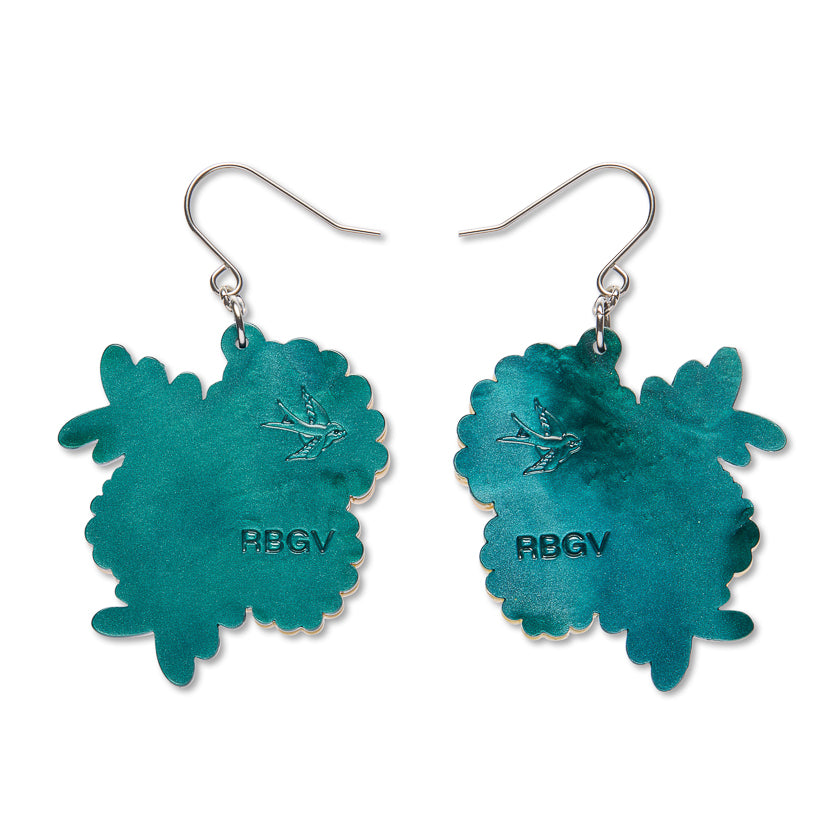 ERSTWILDER - "Sunshine Wattle" Drop Earrings - ROYAL BOTANIC GARDENS VICTORIA