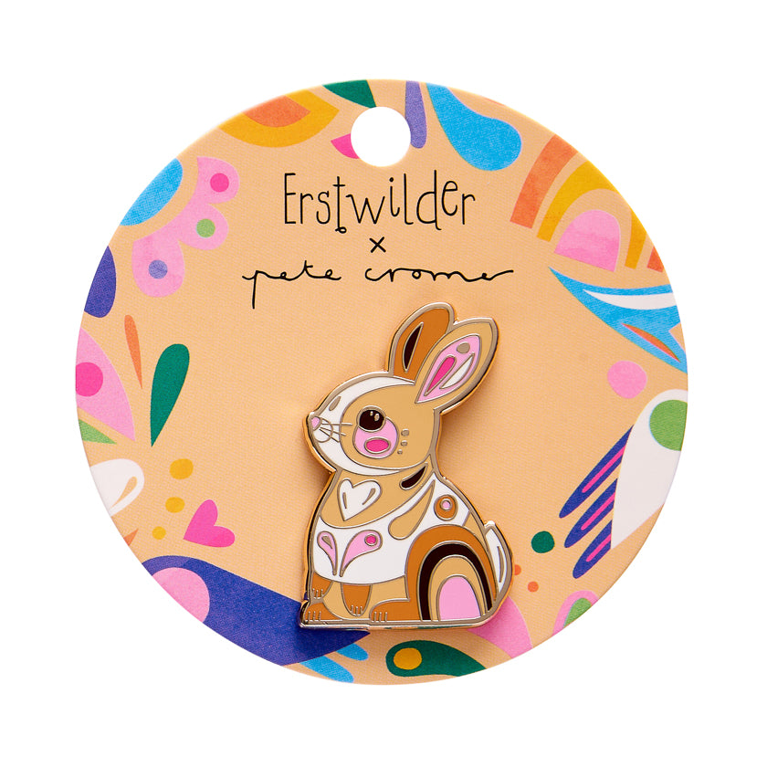 ERSTWILDER - Maple the Bunny Enamel Pin - PETE CROMER COLLECTION