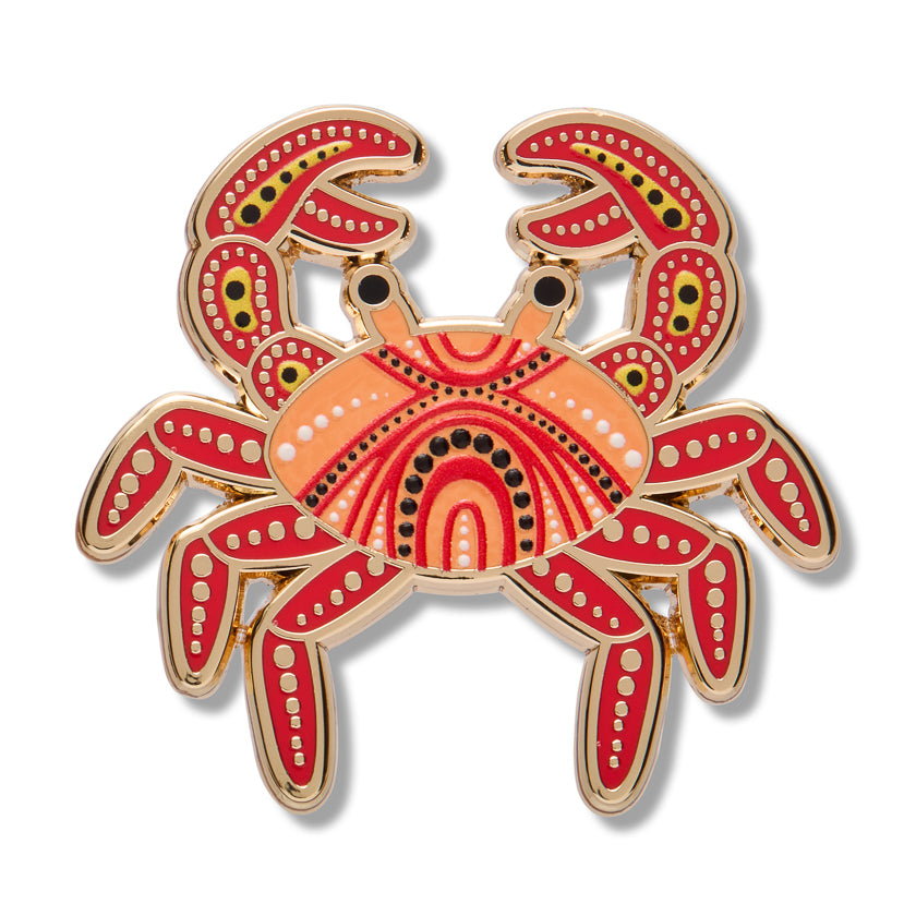 ERSTWILDER - "Karntat" (Crab) Enamel Pin - BROOKE SUTTON COLLECTION