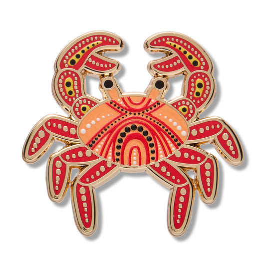 ERSTWILDER - "Karntat" (Crab) Enamel Pin - BROOKE SUTTON COLLECTION