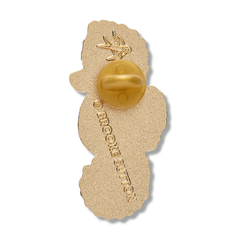 ERSTWILDER - "Kuu Wanana" (Seahorse) Enamel Pin - BROOKE SUTTON COLLECTION