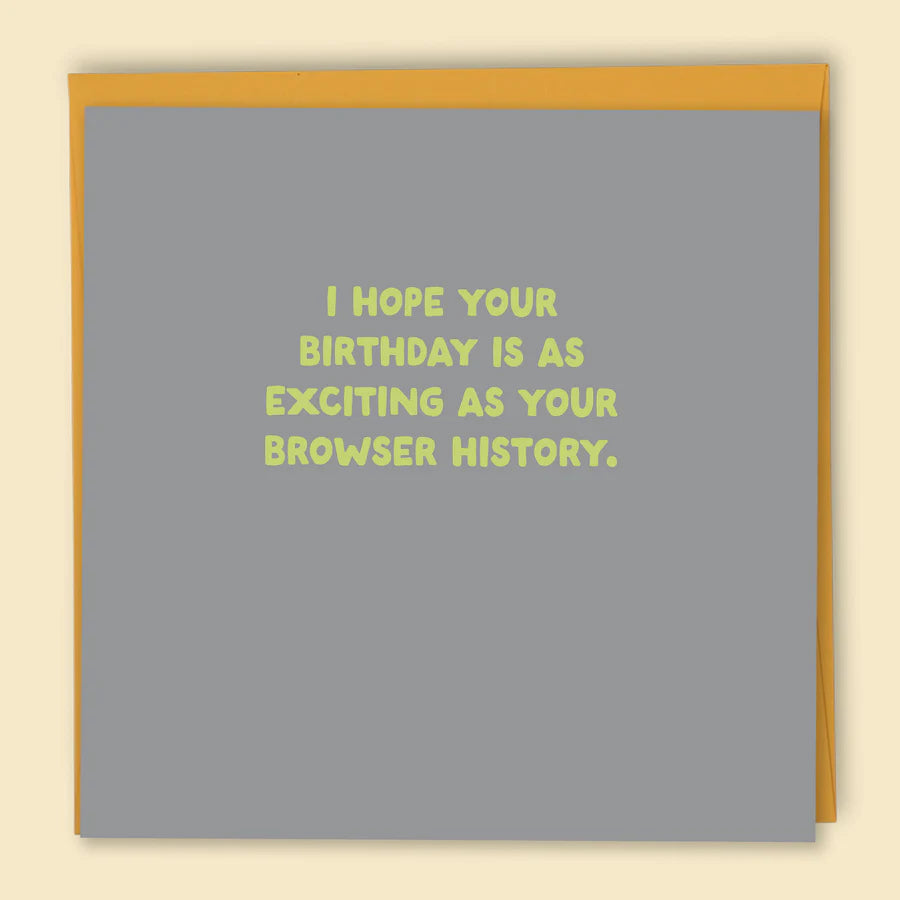 PAPERNEST - As Exciting As Your Browser History Card