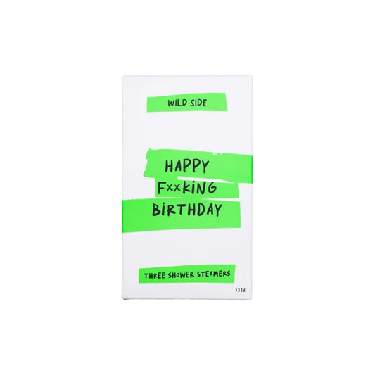WILD EMERY - Happy F*cking Birthday - Shower Steamer 3 Pack