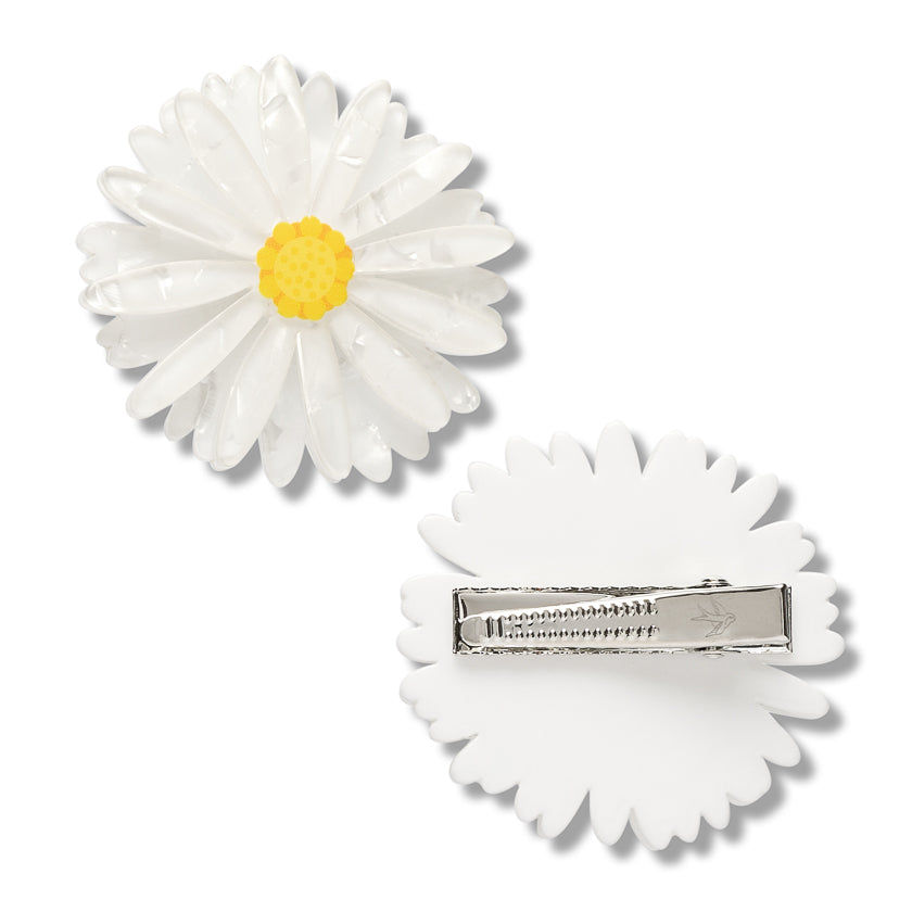 ERSTWILDER - "Cut-leaf Daisy" Hair Clips 2 Piece - ROYAL BOTANIC GARDENS VICTORIA