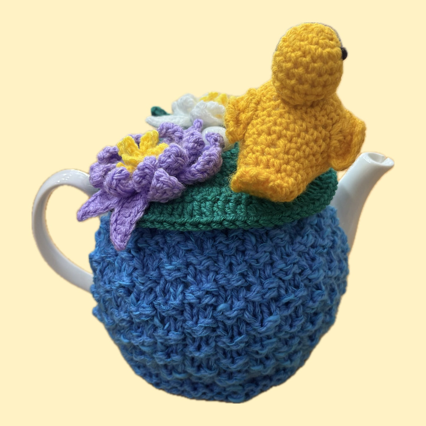 BEAKNITS- CROCHET TEA COSY - Ducky Pond