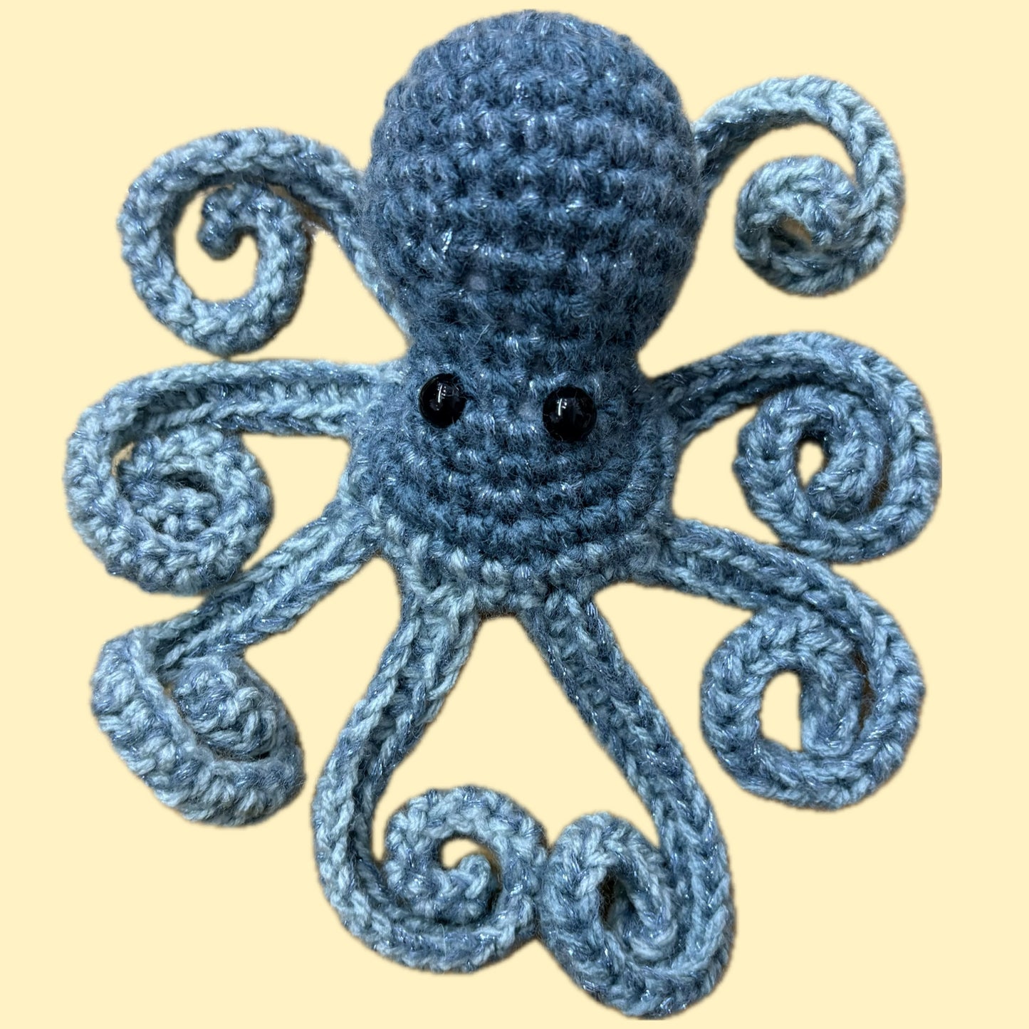 BEAKNITS- CROCHETED OCTOPUS- sage