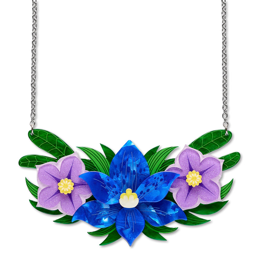 ERSTWILDER - "Garden in Full Bloom" Necklace - ROYAL BOTANIC GARDENS VICTORIA