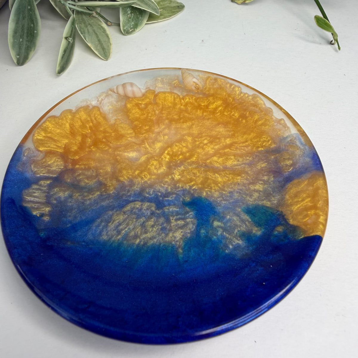 BRENDA STONE ART - Mini Round Resin Plate 2
