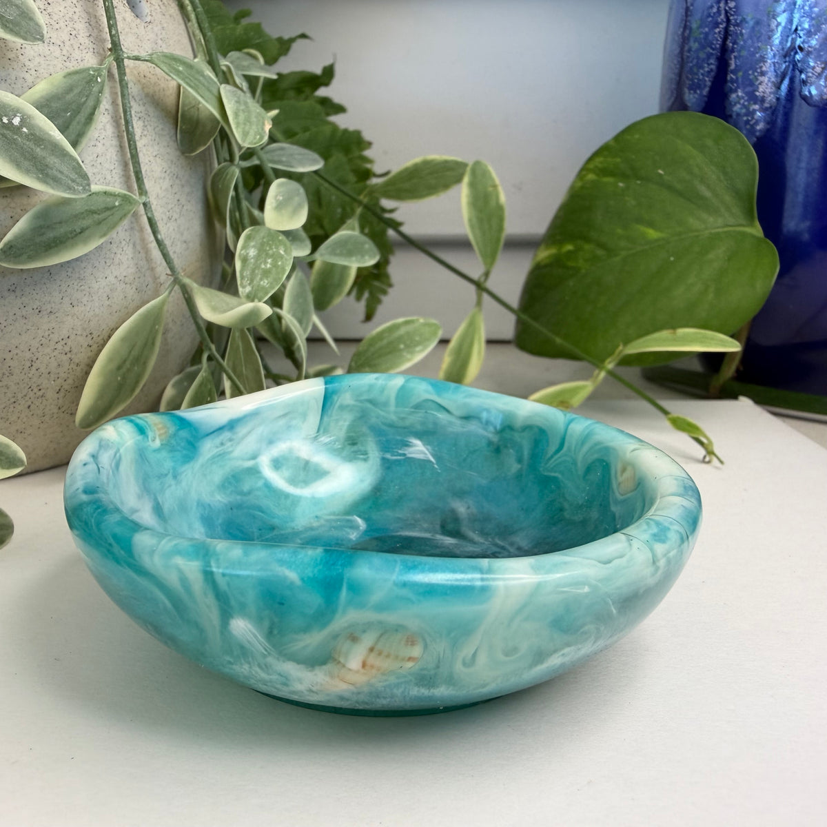 BRENDA STONE ART - Mini Scallop Resin Bowl 3