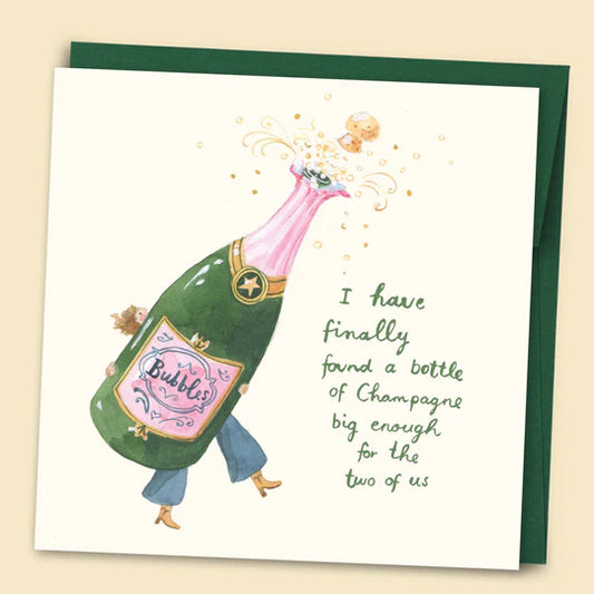 PAPERNEST - "I Have Finally Found A Bottle Big Enough Card" Greeting Card