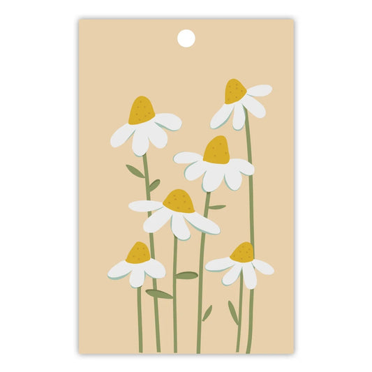 TO THE MOON & BACK PRINTS- "DAISIES"- Gift Tag