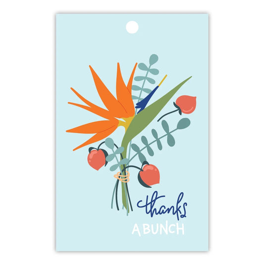 TO THE MOON & BACK PRINTS- "THANKS A BUNCH"- Gift Tag