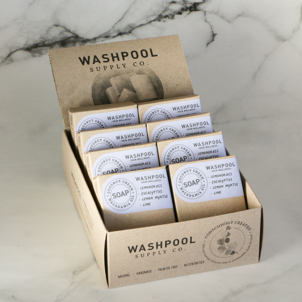 WASHPOOL SUPPLY CO- Lemongrass, Lime, Lemon Myrtle, and Eucalyptus Coconut Cream Soap