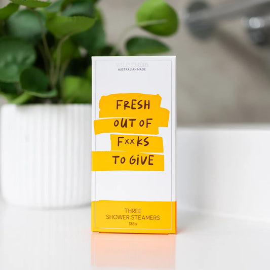 WILD EMERY - Fresh Out Of F*cks To Give - Shower Steamer 3 Pack