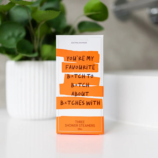 WILD EMERY - You're My Favourite B*tch - Shower Steamer 3 Pack