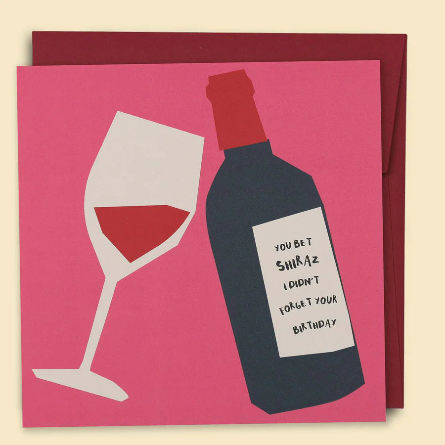 PAPERNEST - You Bet Shiraz I Didn’t Forget Your Birthday Card