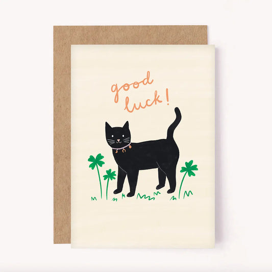 LAUREN SISSONS STUDIO- "Good Luck" - Blank Greeting Card