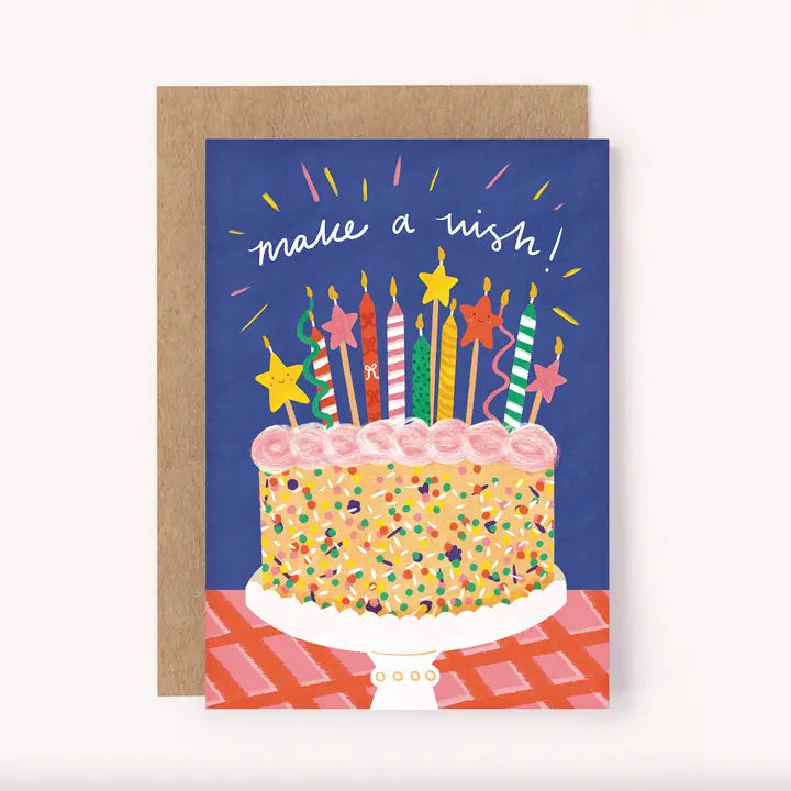 LAUREN SISSONS STUDIO- "Make A Wish" Birthday Card