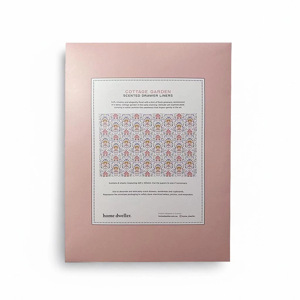 HOME DWELLER - Scented Drawer Liners - Cottage Garden