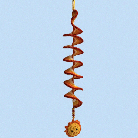 BEAKNITS- CROCHETED WHIRLY TWIRLER - Sunshine