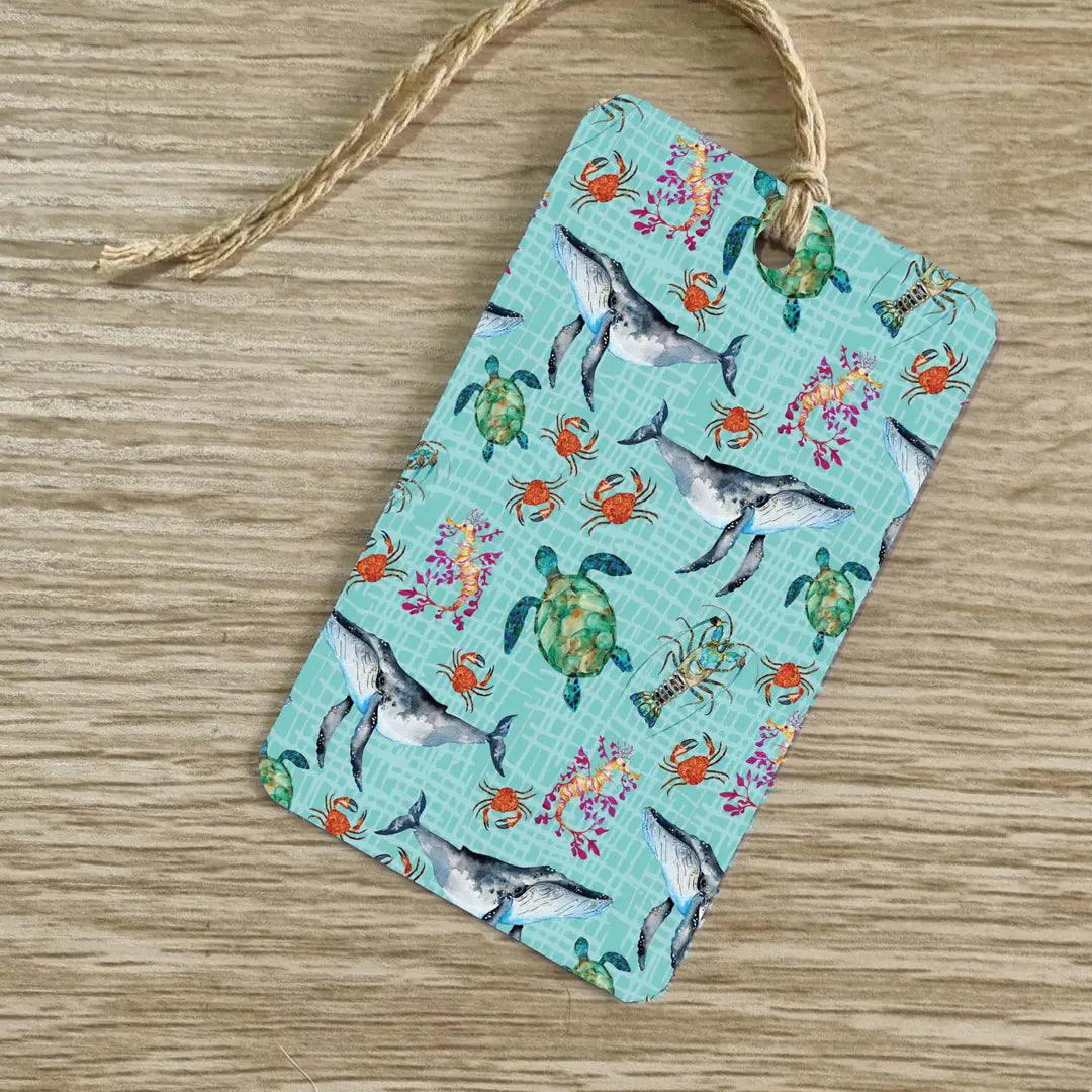 BOSA ART CO - "SEA LIFE"- Gift Tag