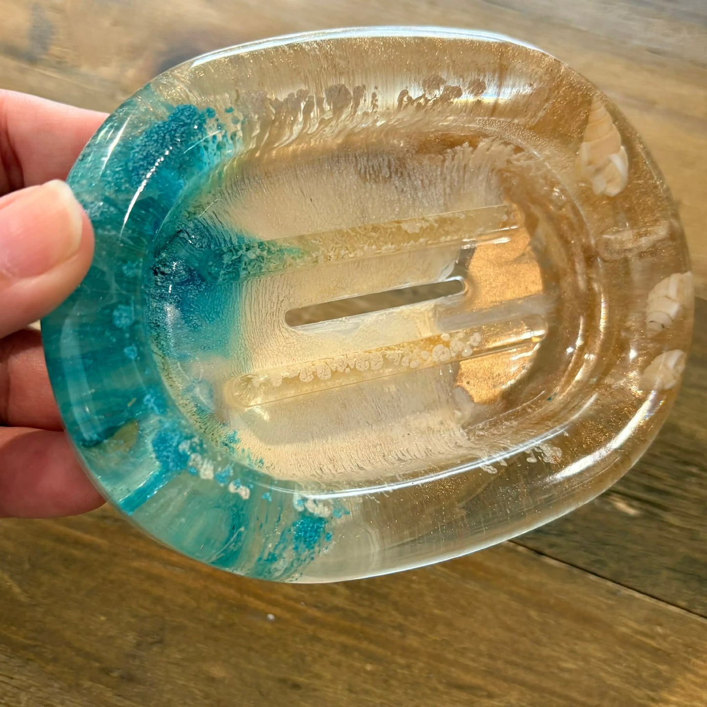 BRENDA STONE ART - Resin Soap dish Oval