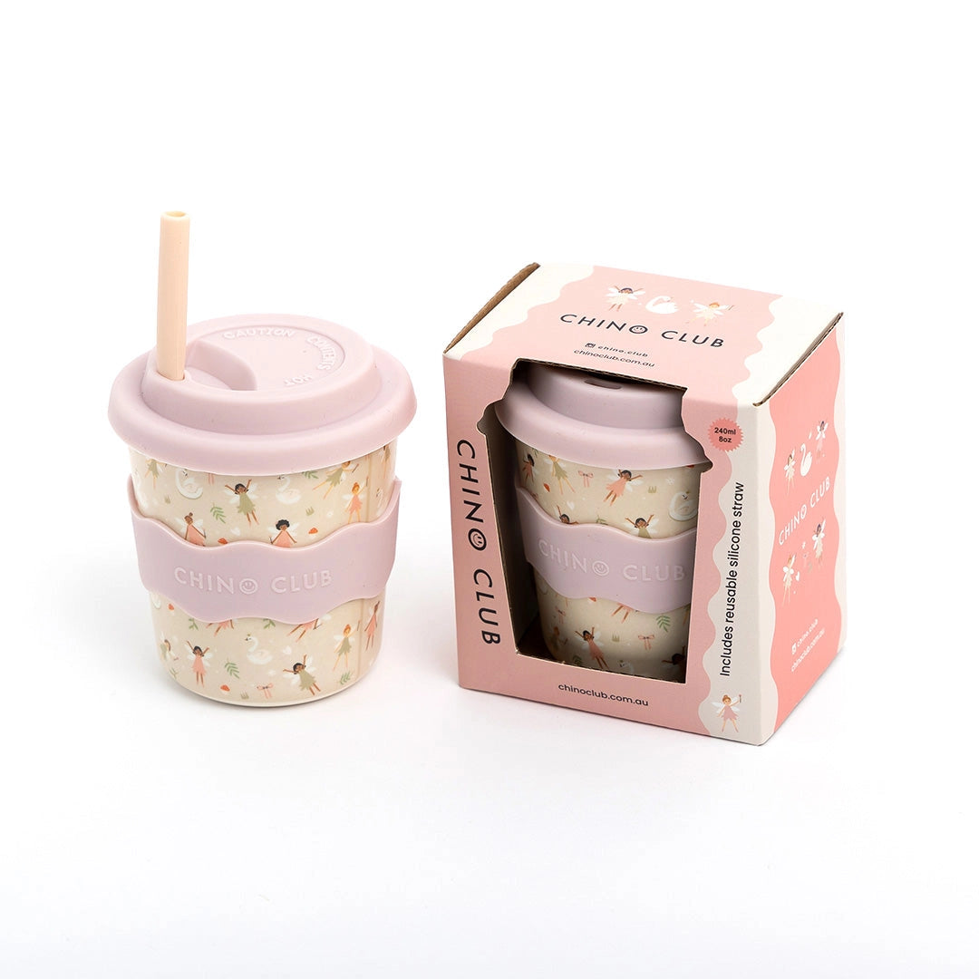 CHINO CLUB- Kids 8oz Reusable Cup- Fairies
