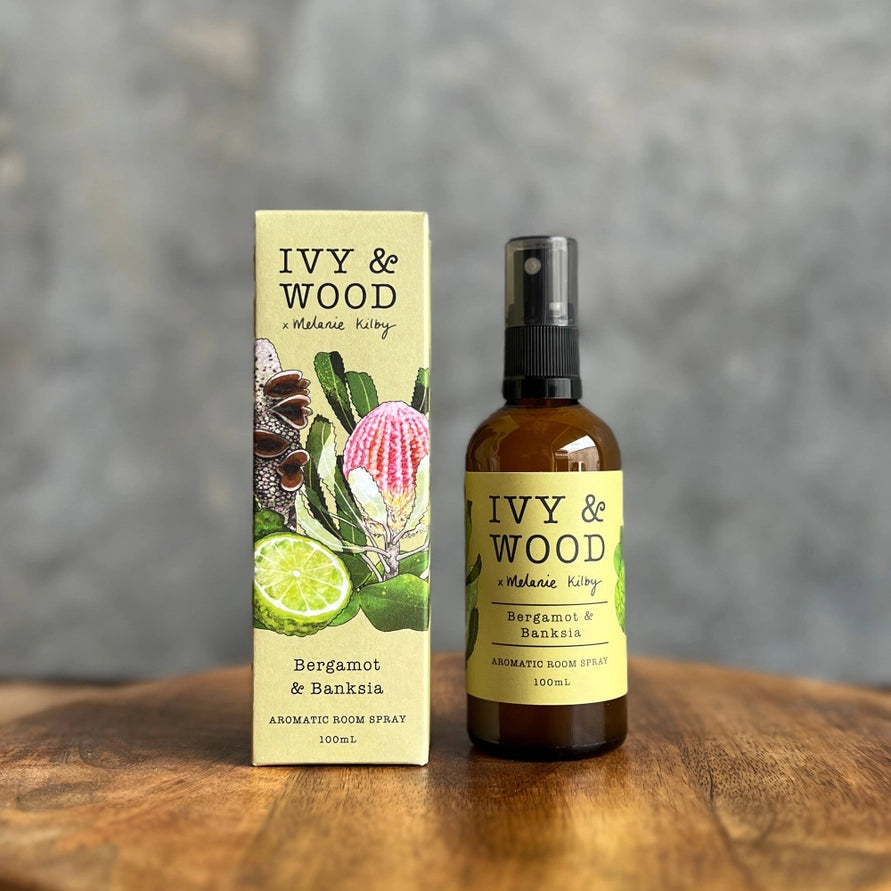 IVY & WOOD - Bergamot & Banksia Room Spray - 'Australiana' Collection