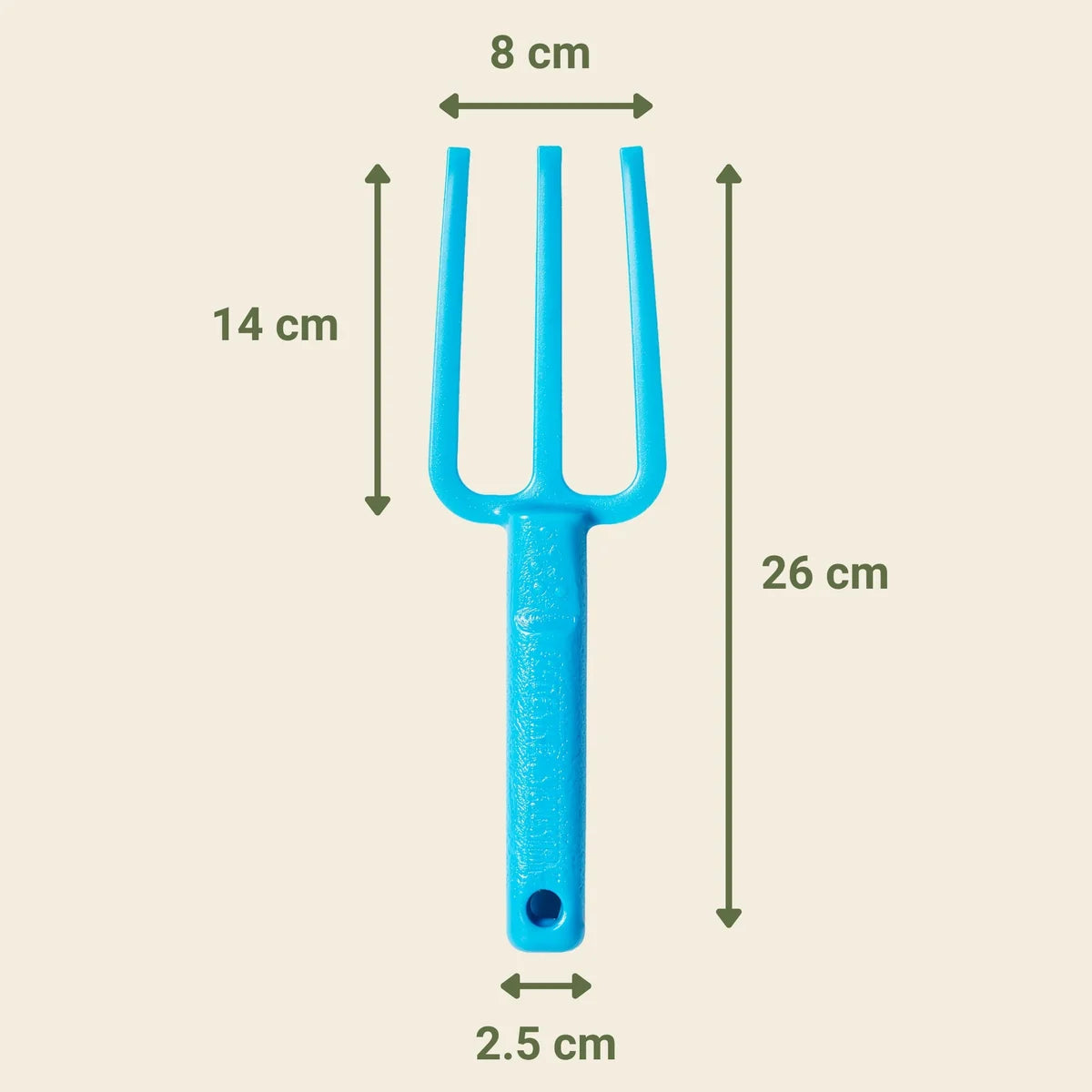 GARDENING ON COUNTRY - Casso Fork Kakadu Green — Recycled Plastic, Australian Made
