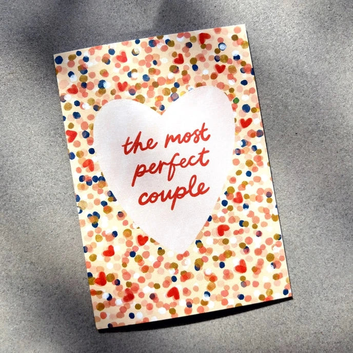 LAUREN SISSONS STUDIO- "Most Perfect Couple" Wedding or Engagement Card