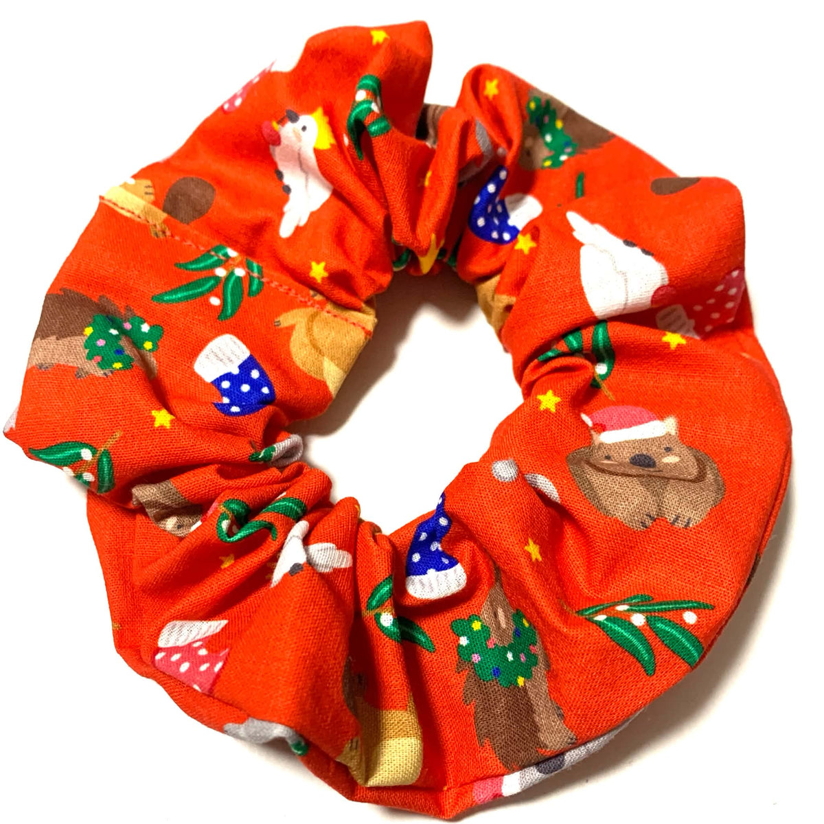 MUMMA WHOOPEE - Jumbo "Festive Aussie Animals" Christmas Scrunchies