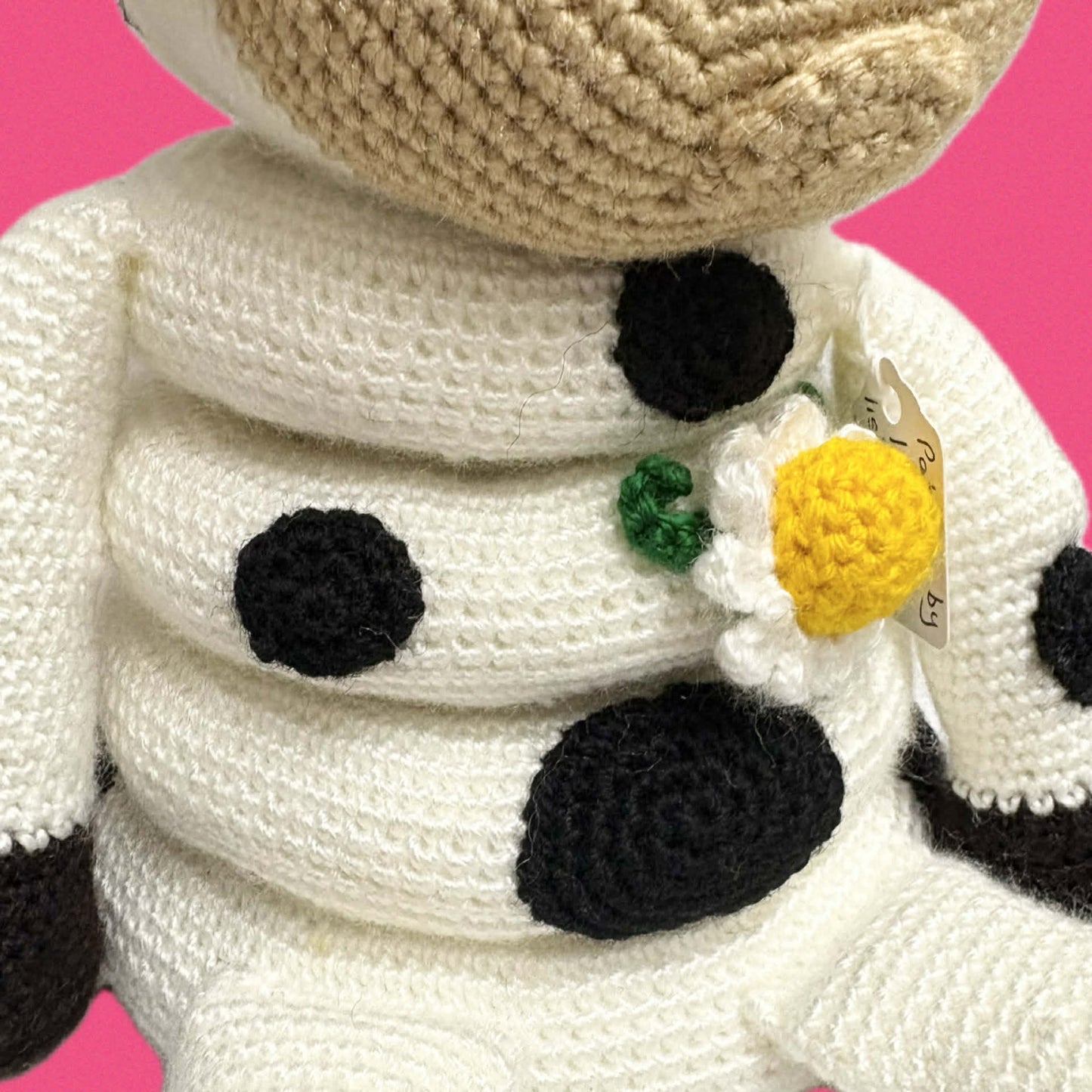 HOOKED BY JEN- DAISY Crochet Stacking Cow