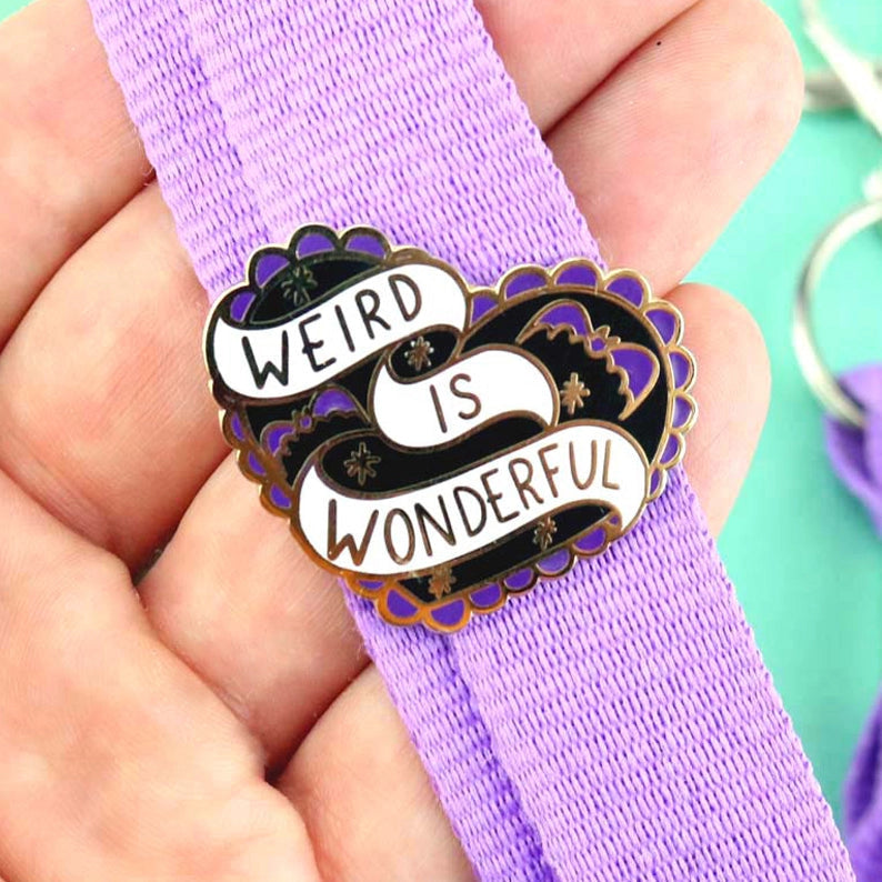 JUBLY-UMPH - "Weird is Wonderful"- Lapel Pin