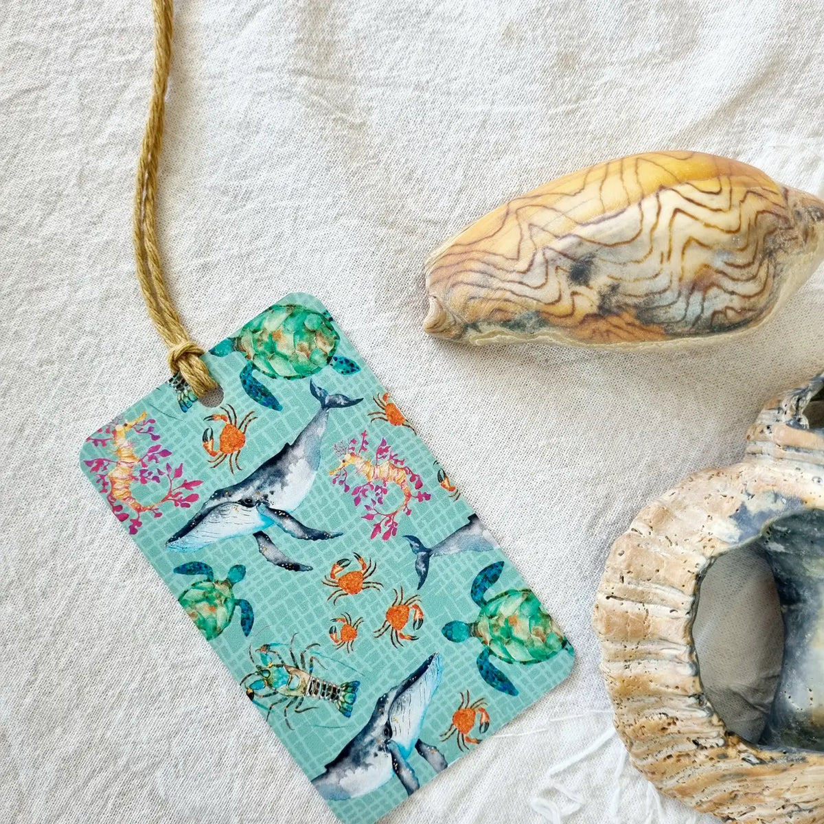 BOSA ART CO - "SEA LIFE"- Gift Tag