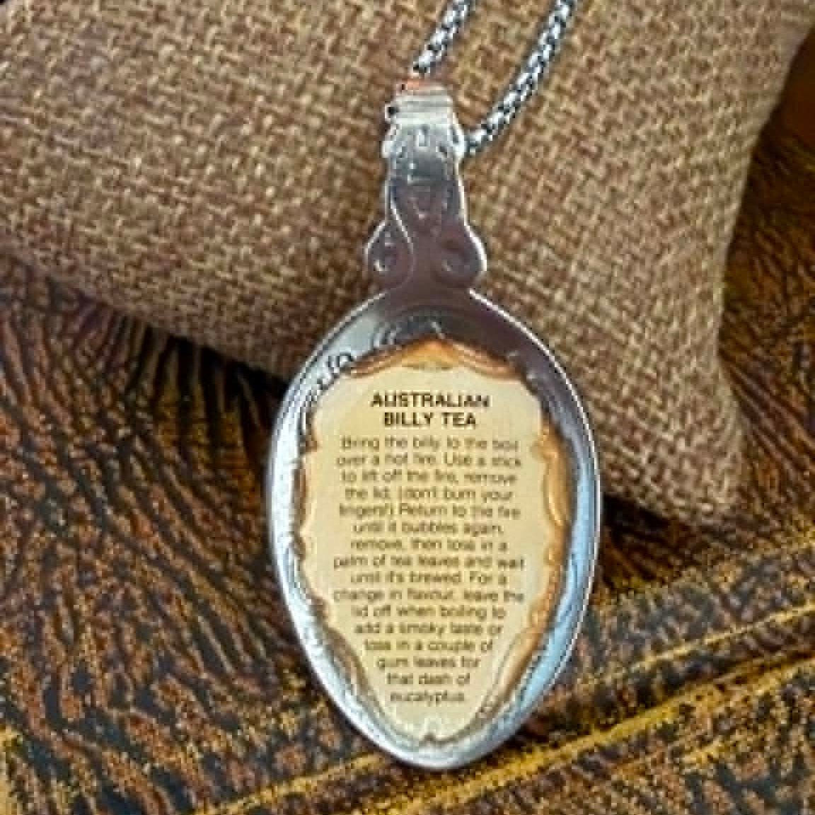 MOLLY MADE- Australian Billy Tea Spoon Pendant Necklace