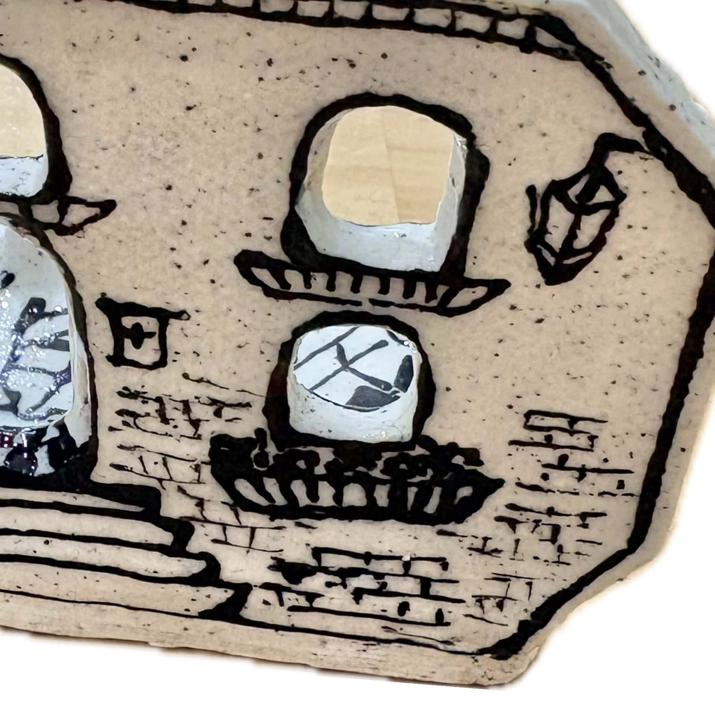 BELOVED POTTERY - Village - Tea Light/Jewelry Holder #1