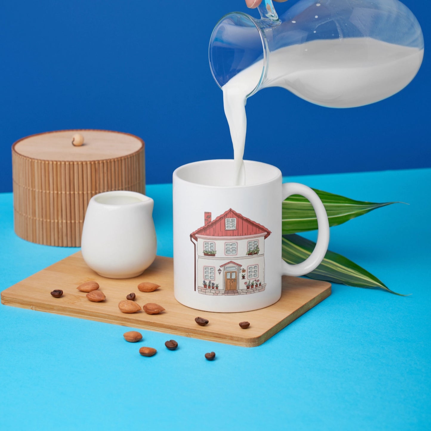 SWALLOW WIND ART - COSY COTTAGE - VINYL STICKER