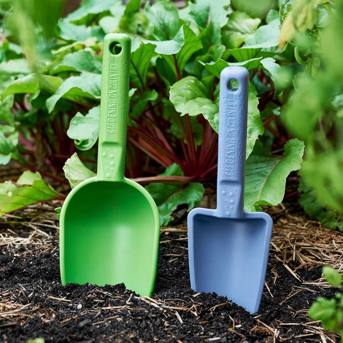 GARDENING ON COUNTRY - Womby Hand Trowel  Kakadu Green — Recycled Plastic, Australian Made