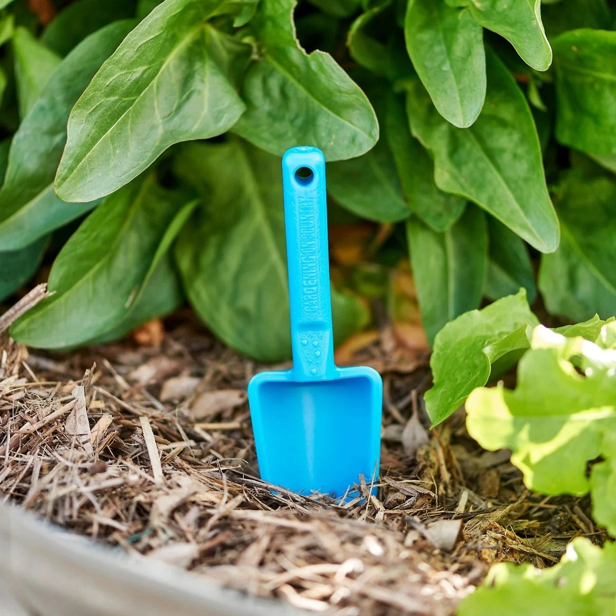 GARDENING ON COUNTRY - Joey Kids Trowel Swan River Purple – Recycled Plastic Kids Garden & Beach Trowel