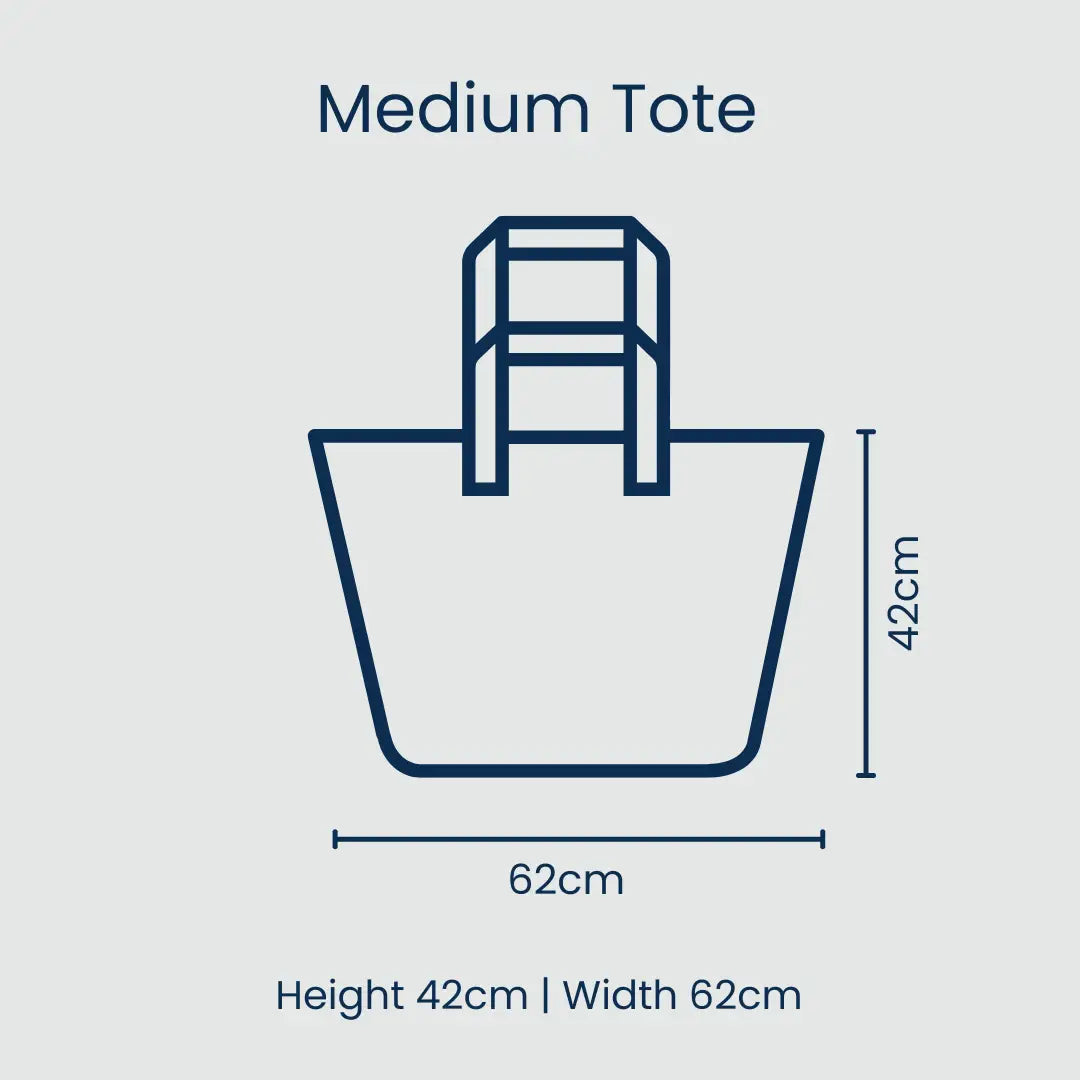 PROJECT TEN - "Multi Stripe" Medium Tote