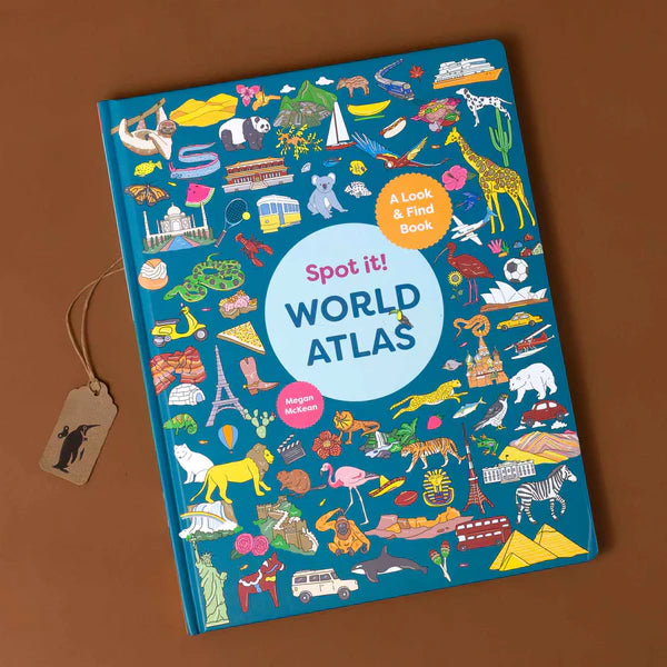 BOOKS & CO- Spot It: Around the World Atlas- By Megan McKean