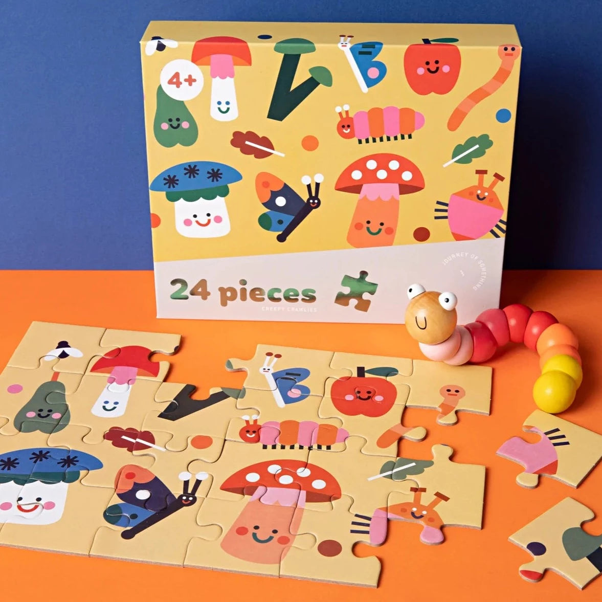 JOURNEY OF SOMETHING - 24 PIECE KIDS PUZZLE - Creepy Crawlies