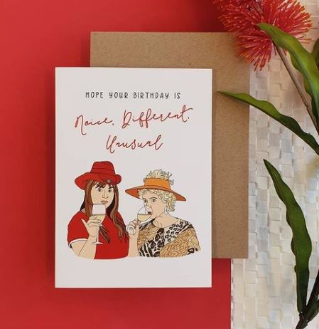 CANDLE BARK CREATIONS - KATH & KIM birthday - FAMOUS FRIENDS Gift Card