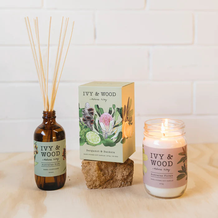 IVY & WOOD - Kakadu Plum & Cucumber Reed Diffuser - 'Australiana' Collection